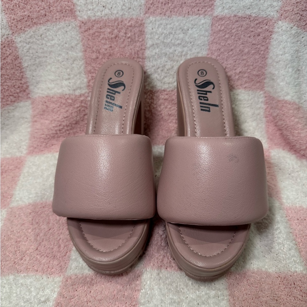 SHEIN Chunky Space Heels